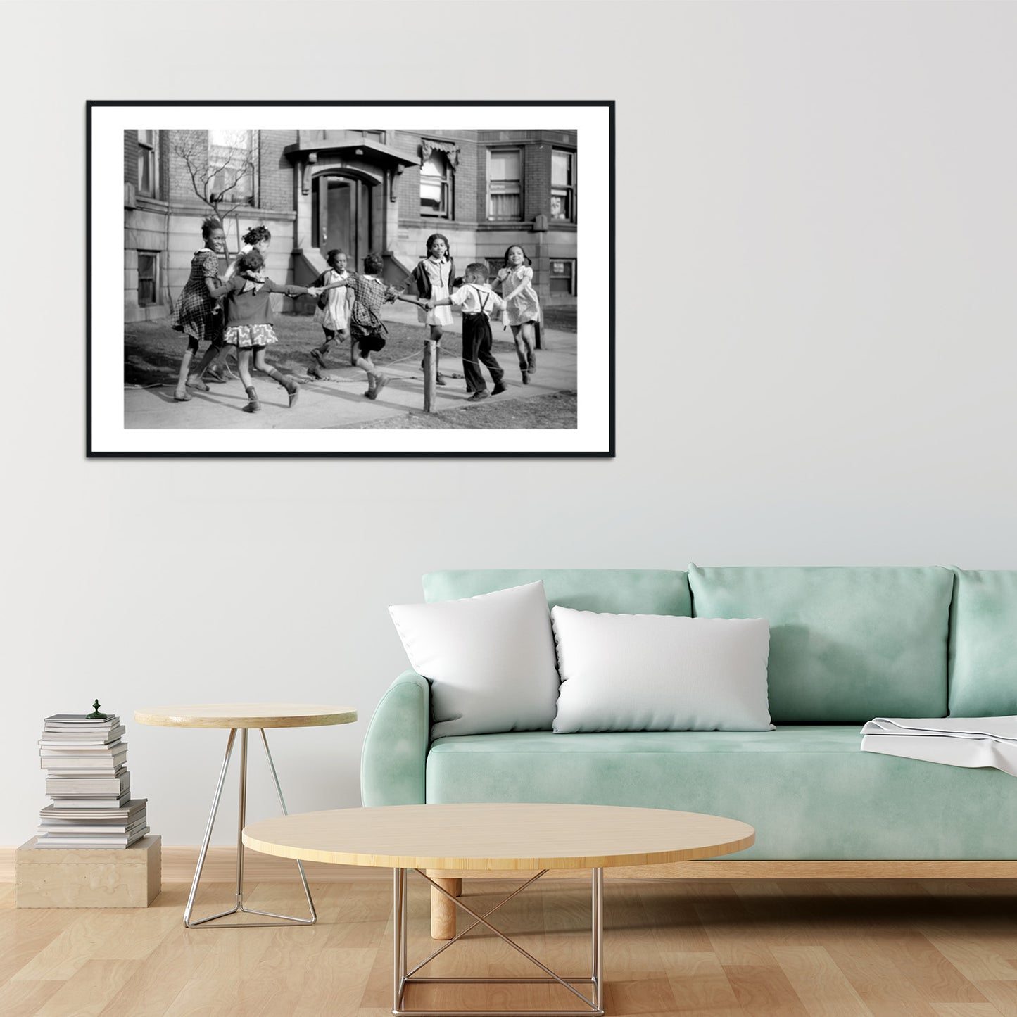 African American Girls Playing, Chicago, Illinois Photography Print