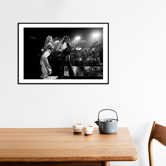 Alex Lifeson and Geddy Lee, Photography Print