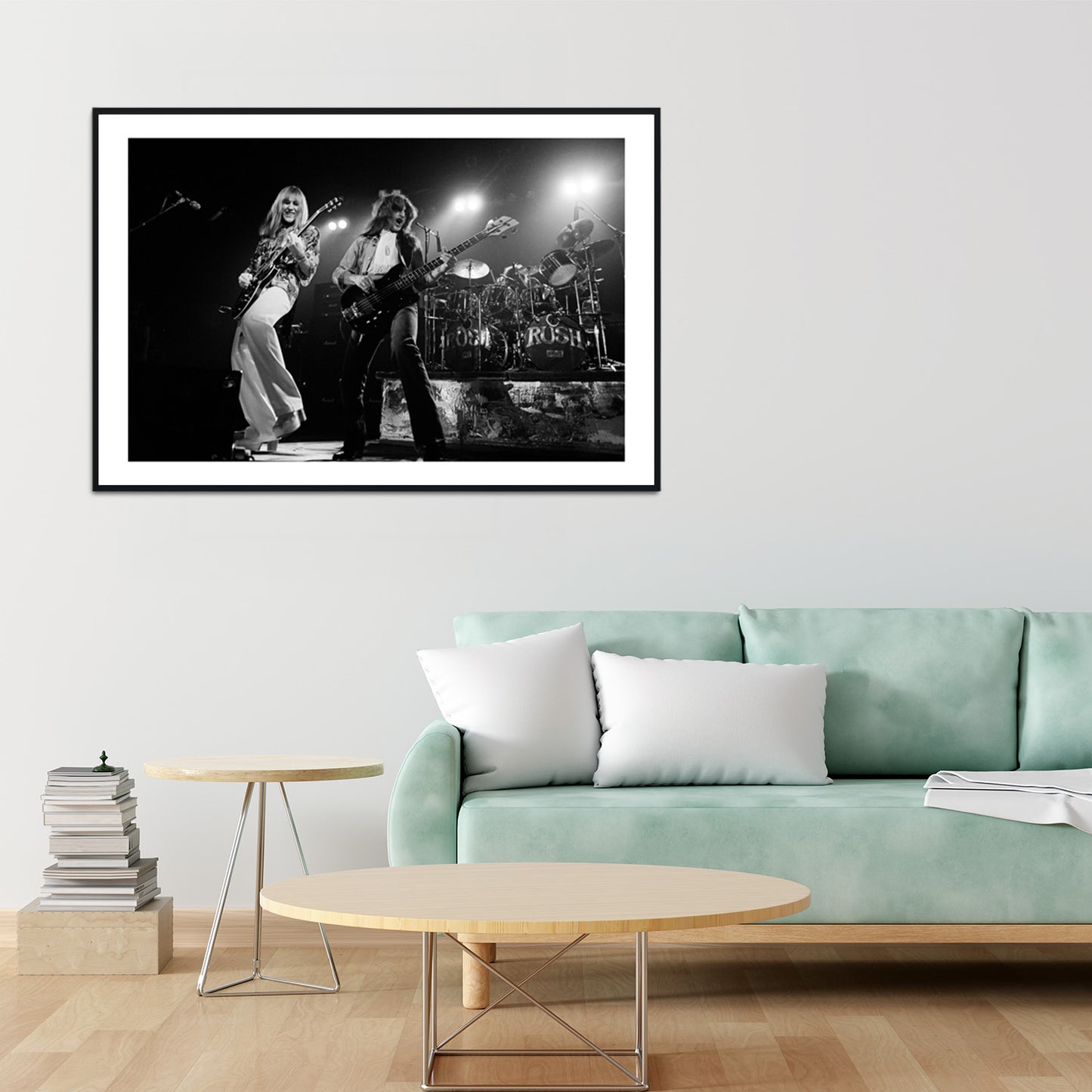 Alex Lifeson and Geddy Lee, Photography Print