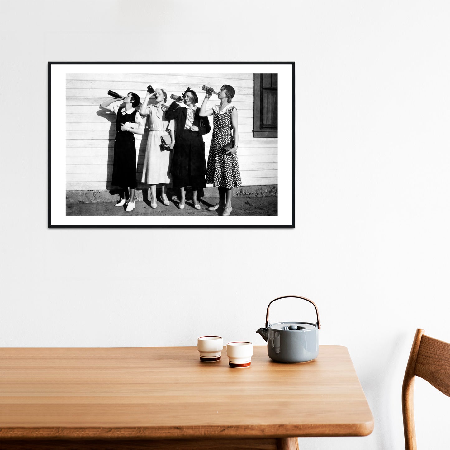 Beer Drinking Girls Prohibition Photo Flappers Bootleg Drink Beer Liquor Pub Bar Prints