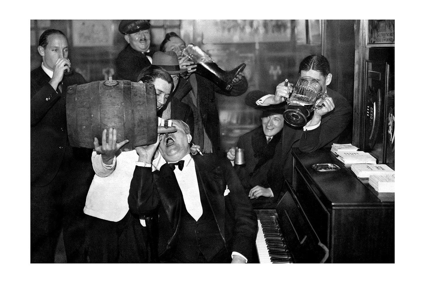End of Prohibition - Vintage Prohibition Era Drinking Party Bar Wall Art Poster Poster