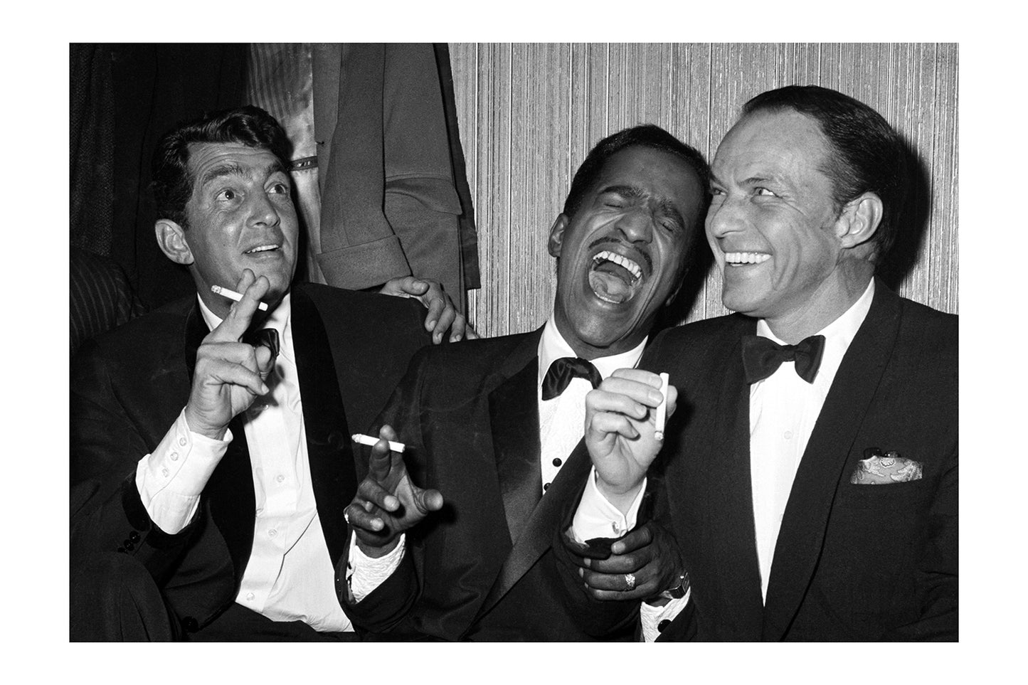 Rat Pack Legends Frank Sinatra, Sammy Davis Jr, and Dean Martin Poster