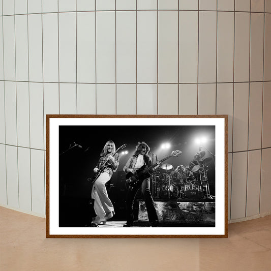 Alex Lifeson and Geddy Lee, Photography Print