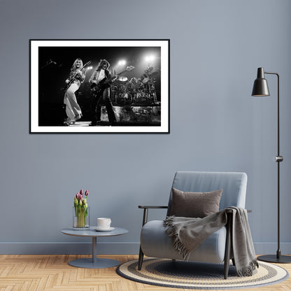 Alex Lifeson and Geddy Lee, Photography Print