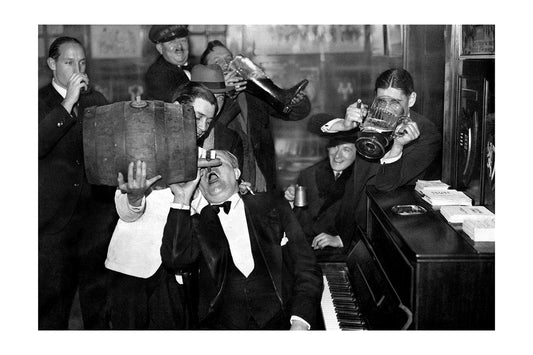 End of Prohibition - Vintage Prohibition Era Drinking Party Bar Wall Art Poster Poster