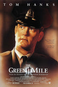 Original movie poster for The Green Mile showing Tom Hanks as Paul Edgecomb in his prison guard uniform under dramatic lighting.