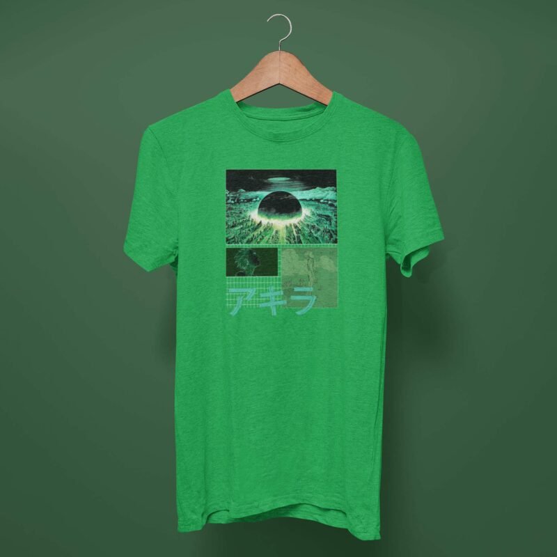 Akira Inspired irish green Akira Anime T-Shirts