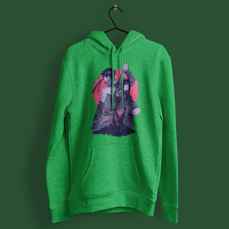 Zabuza Momochi and Haku Irishgreen Naruto Anime Hoodie