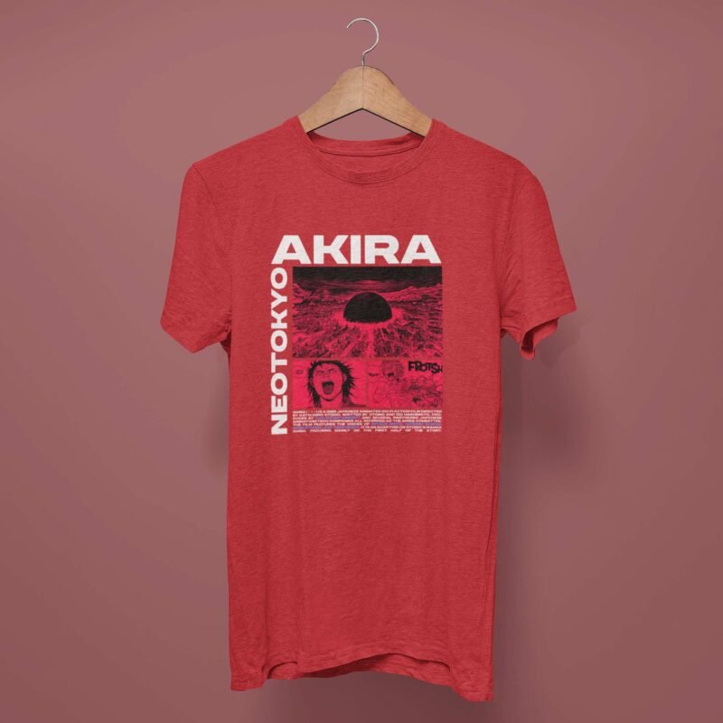 Akira Kaneda Vintage Red Akira Anime T-Shirts