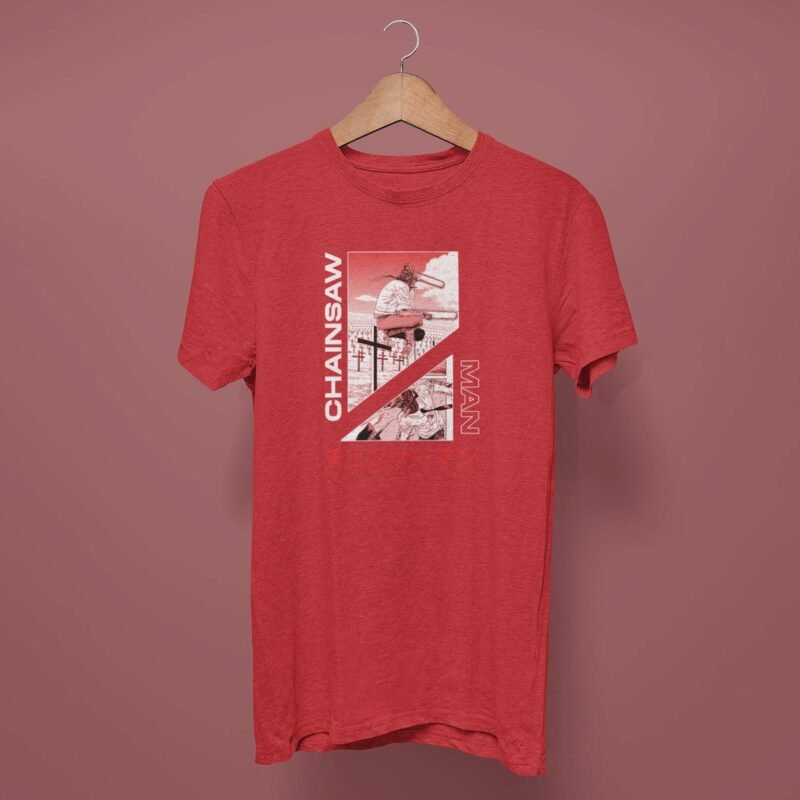 Chainsaw Man Transformation Classic red t-shirt