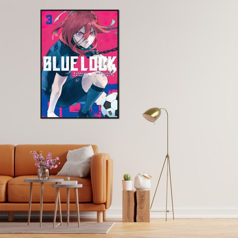 Blue Lock Manga Vol. 3 Anime hanging Poster
