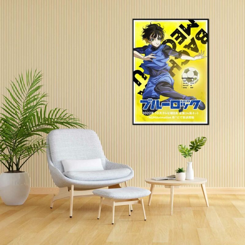 Meguru Bachira Blue Lock Anime hanging Poster