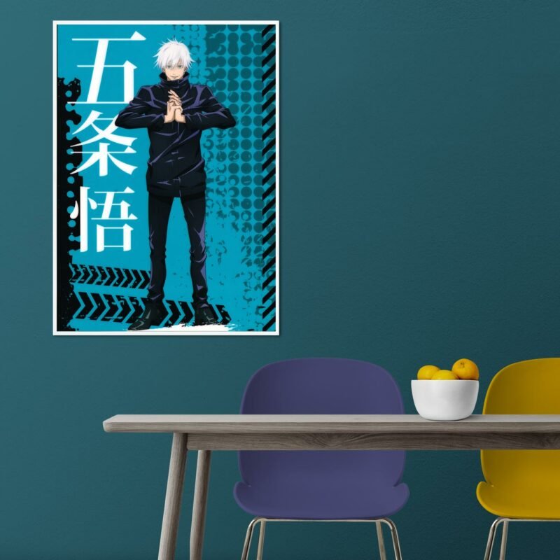 Satoru Jujutsu Kaisen Anime hanging Poster