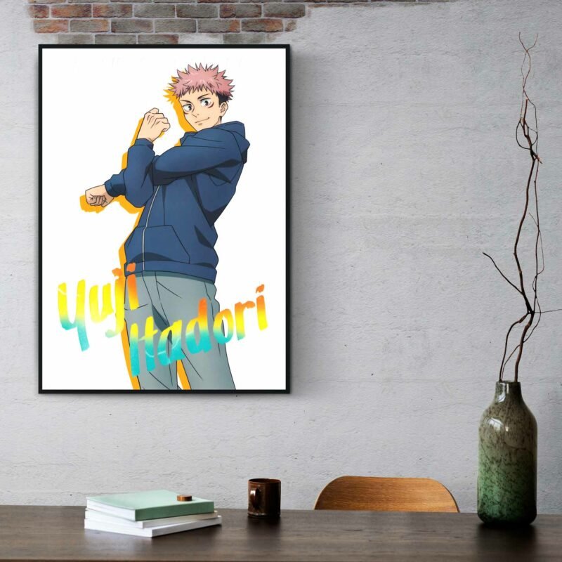 Yuji Jujutsu Kaisen Anime hanging Poster