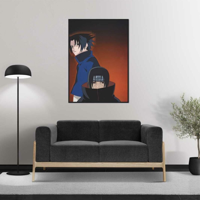 Uchiha Sasuke Itachi Uchiha Naruto Anime hanging Poster