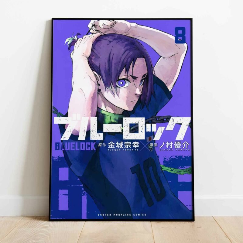 Blue Lock Manga Vol. 8 Anime Poster