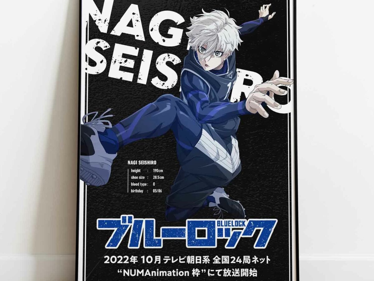 Nagi Seishiro, Blue Lock, Blue Lock Poster 