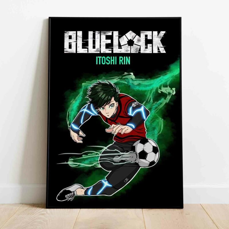 Itoshi Rin Blue Lock Anime Poster
