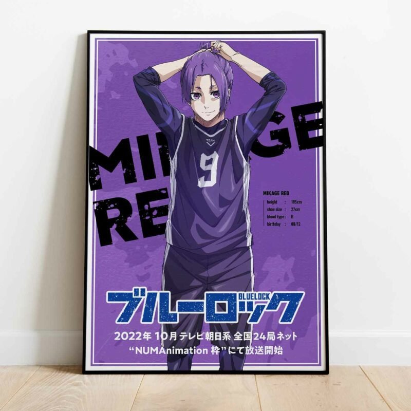 Mikage Reo Blue Lock Anime Poster