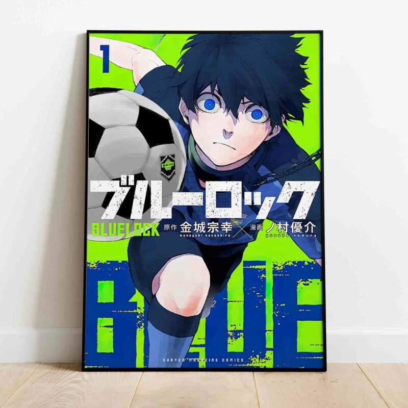 Blue Lock Manga Vol. 1 Anime Poster