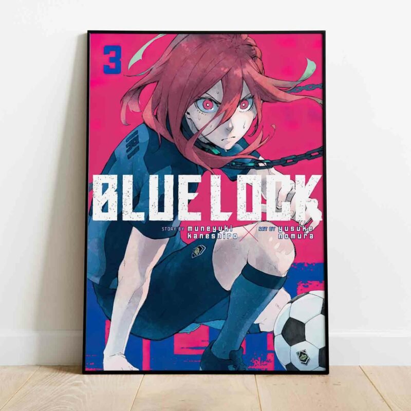 Blue Lock Manga Vol. 3 Anime Poster