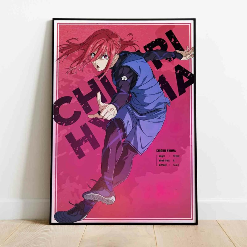 Chigiri Hyoma Blue Lock Anime Poster