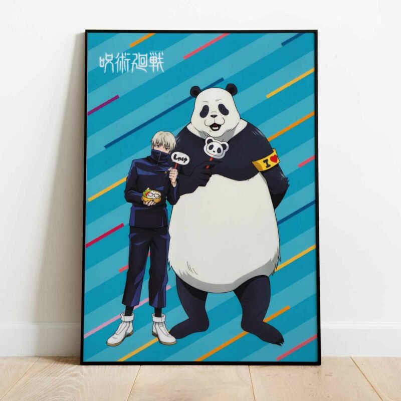 Toge Inumaki, Panda Jujutsu Kaisen Anime Poster