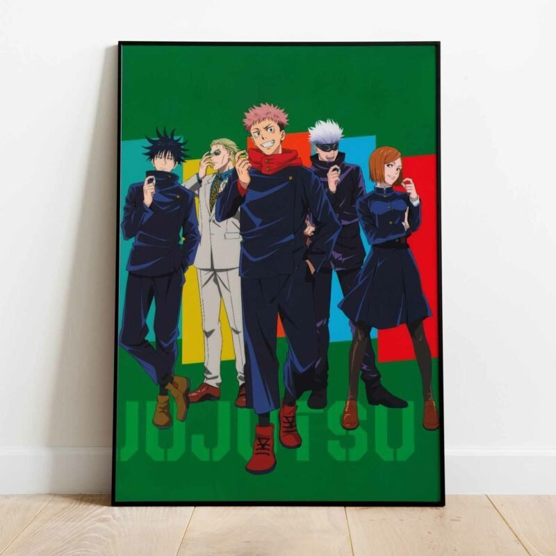 Jujutsu Kaisen Team Anime Poster
