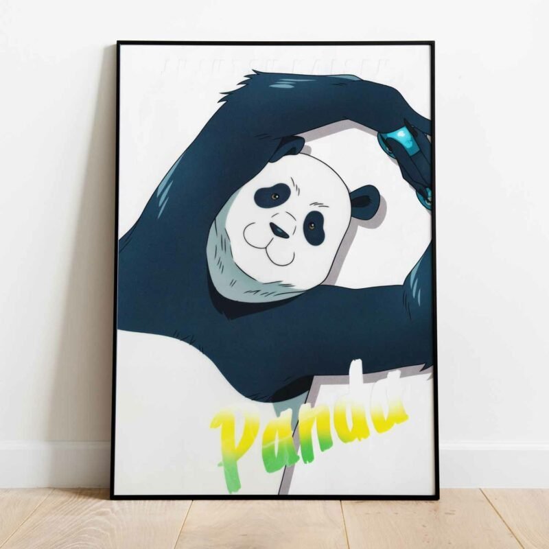 Panda Jujutsu Kaisen Anime Poster