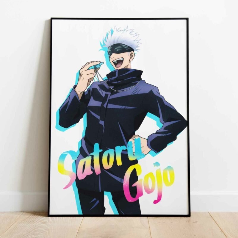 Gojo Jujutsu Kaisen Anime Poster