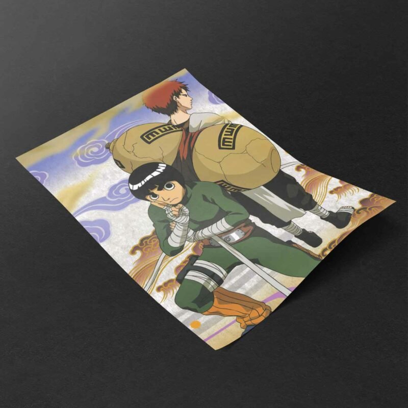 Rock Lee, Gaara Anime Poster