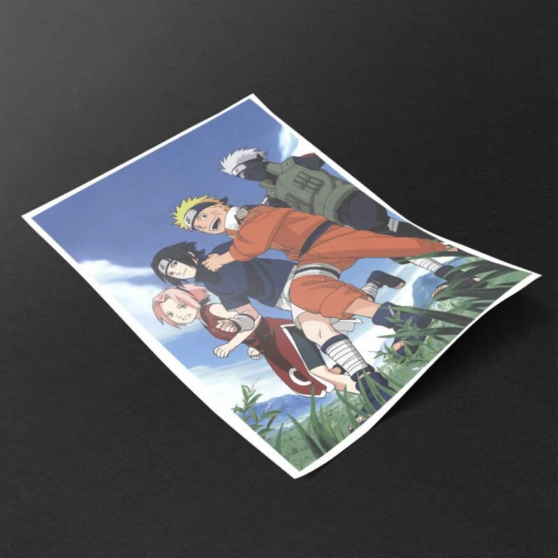 Team 7 Kakashi Naruto Poster