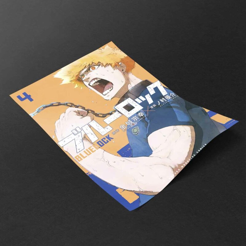 Blue Lock Manga Vol. 4 Poster