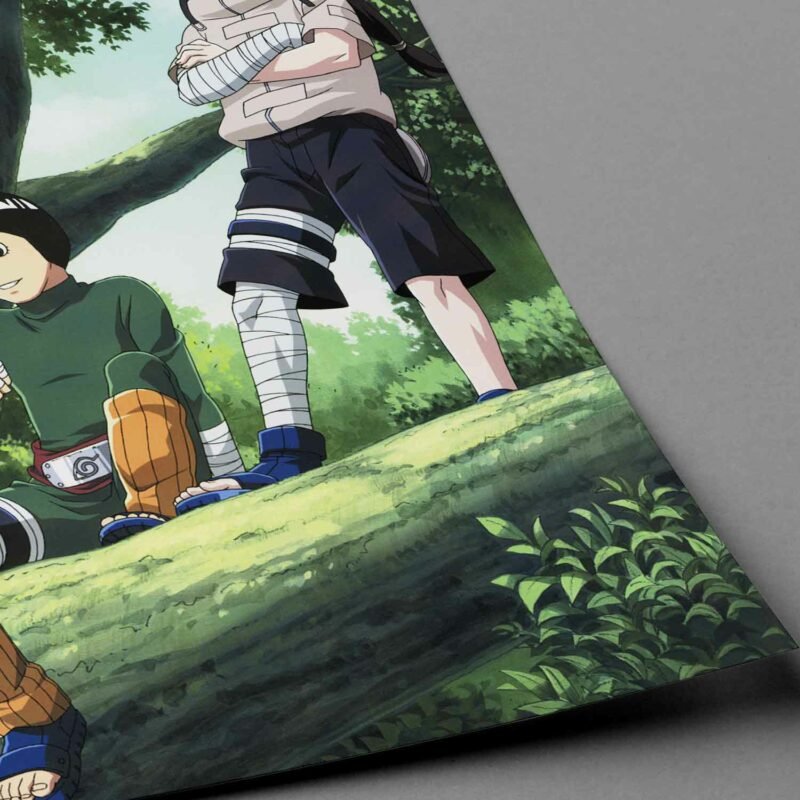 Rock Lee, Neji Hyuga Naruto Anime closeup Poster