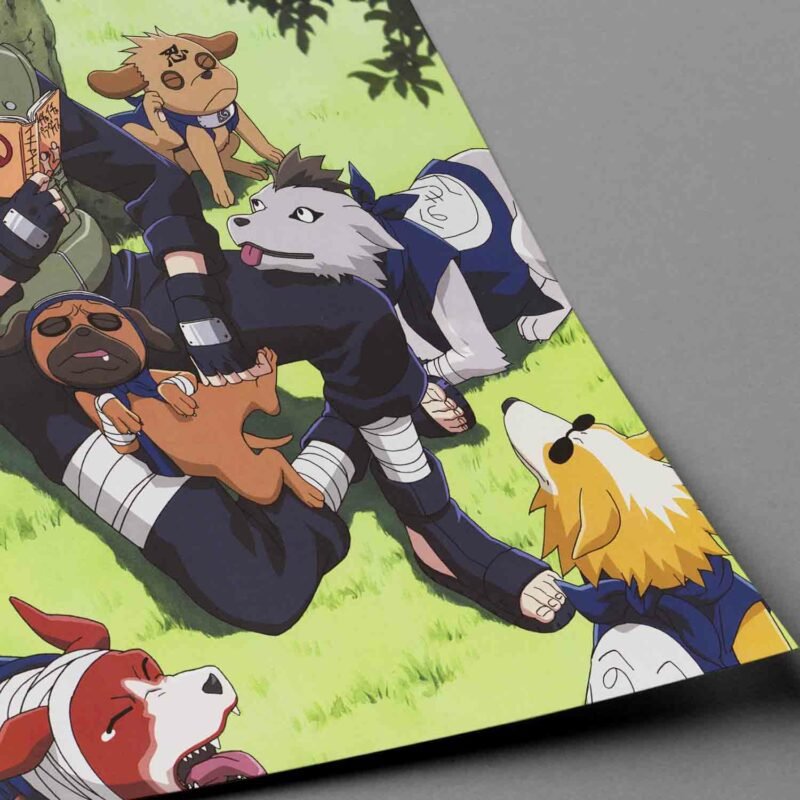 Kakashi Hatake Naruto Anime closeup Poster