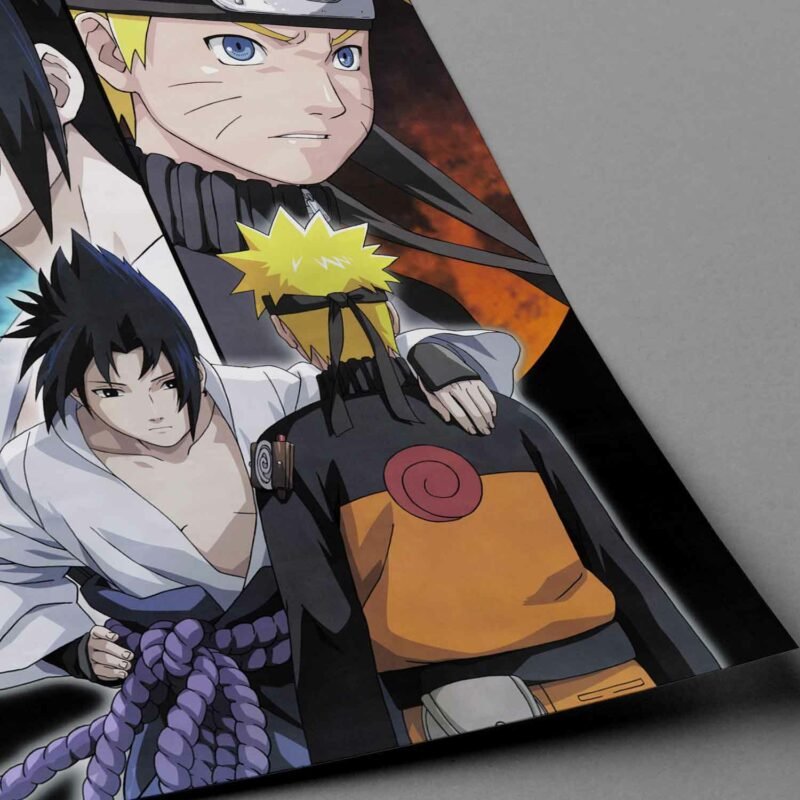 Sasuke Uchiha Naruto Anime closeup Poster