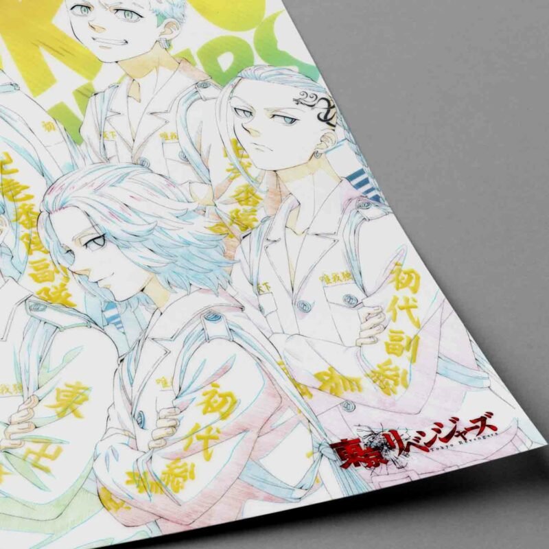 Gang Tokyo Manji Tokyo Revengers Anime closeup Poster