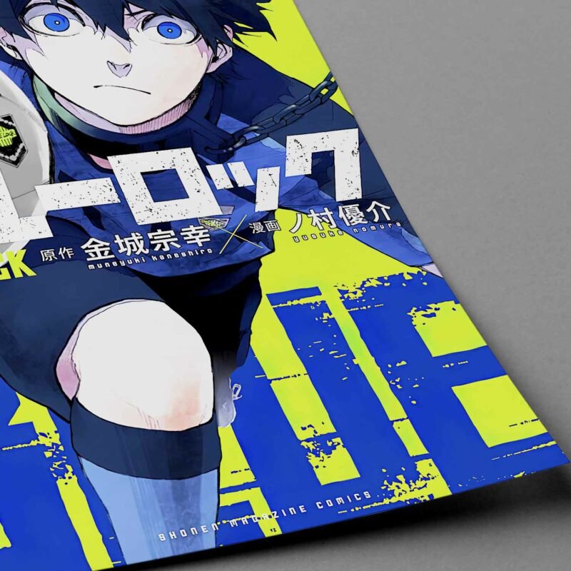 Blue Lock Manga Vol. 1 Anime closeup Poster