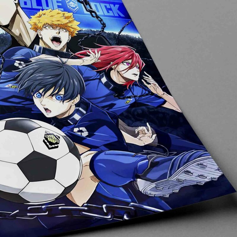 Manga Blue Lock Anime closeup Poster