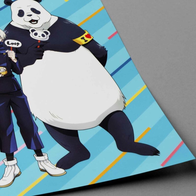 Toge Inumaki, Panda Jujutsu Kaisen Anime closeup Poster