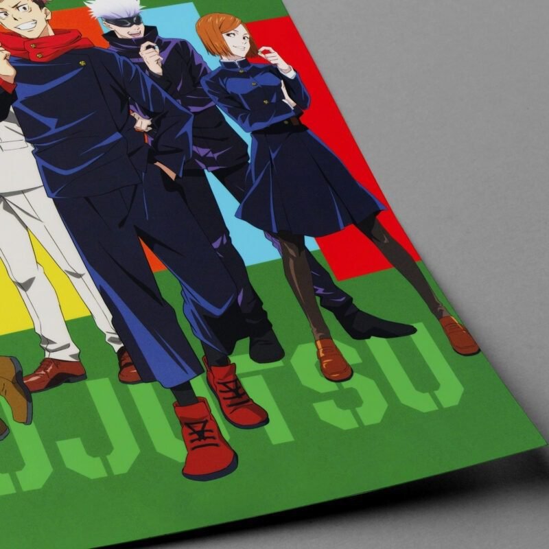 Jujutsu Kaisen Team Anime closeup Poster