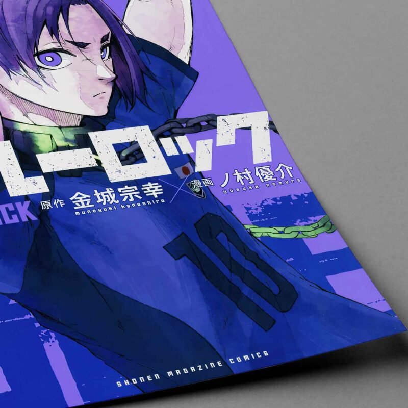 Blue Lock Manga Vol. 8 Anime closeup Poster