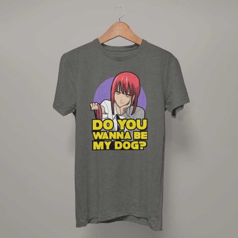 Makima Chainsaw Man Anime Charcaol T-Shirt