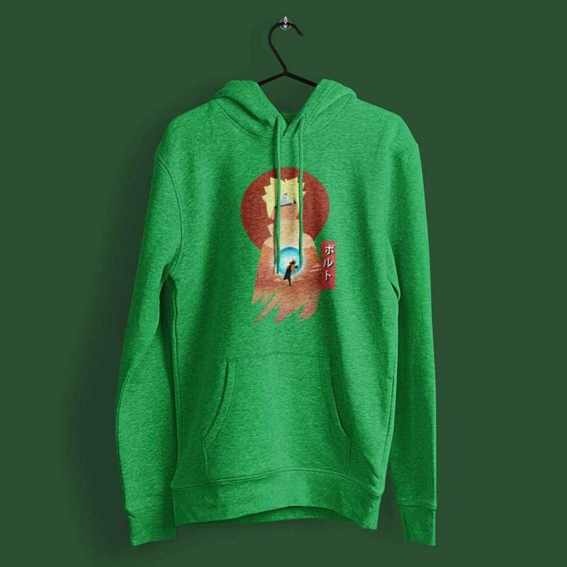 Cool Naruto Anime Irish Grey Hoodies