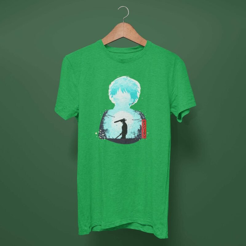 Chainsaw Man Warrior Denji Anime Irish green T-Shirt