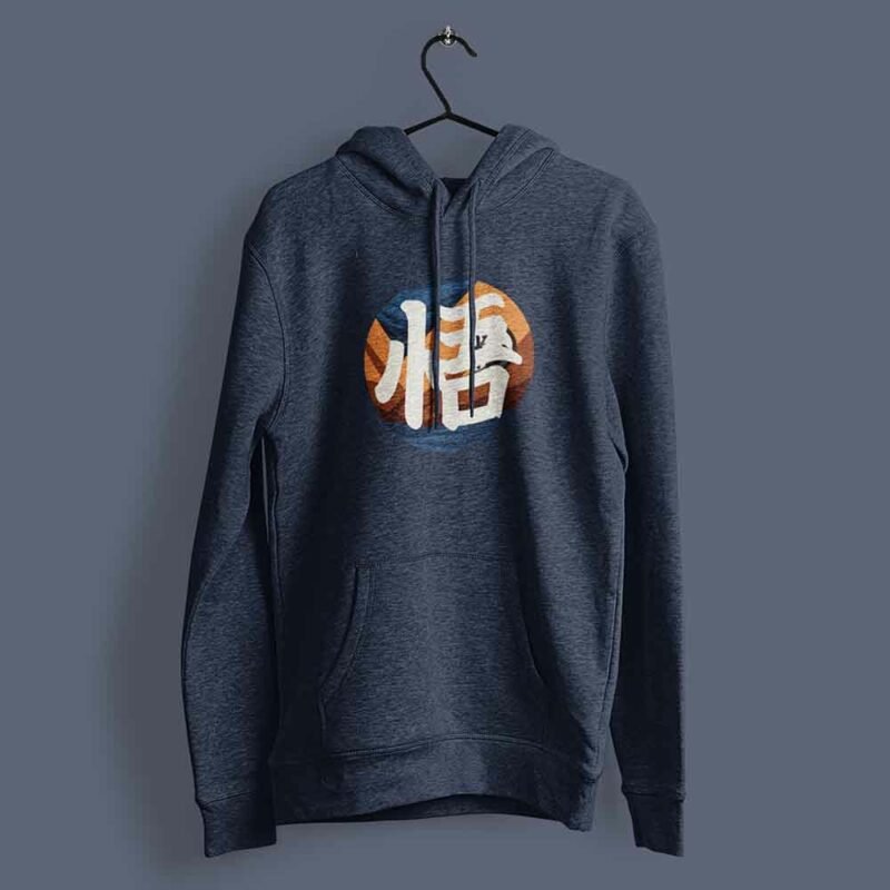 Dragon Ball z Symbol Anime Navy Hoodie