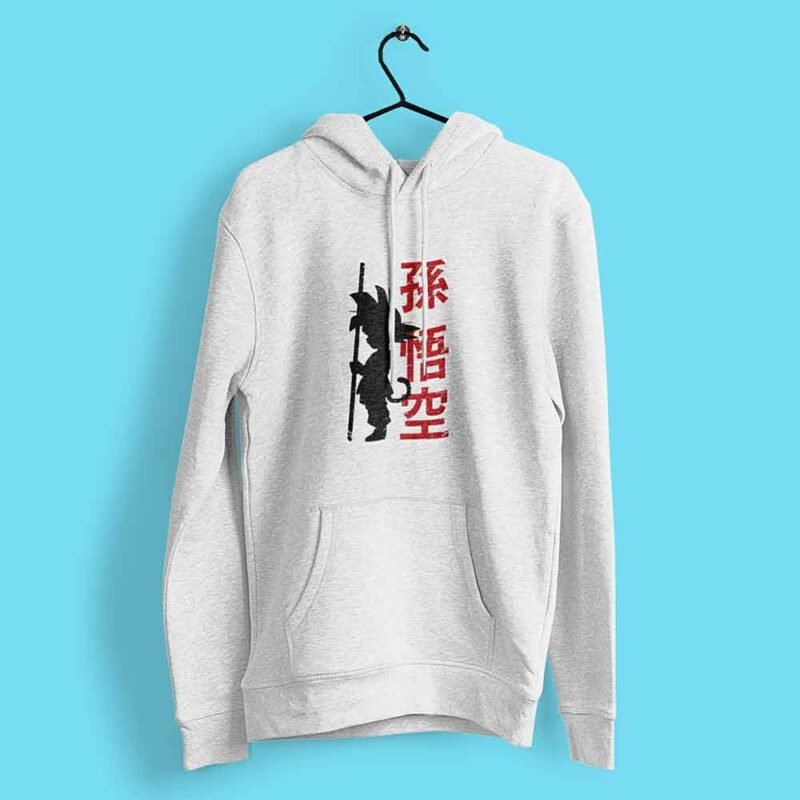 Gohan Goten Dragon Ball Z Anime White Hoodie