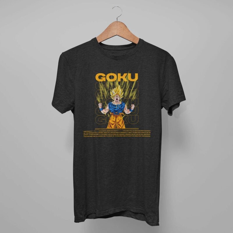 Super Goku Dragon Ball z black T-Shirt