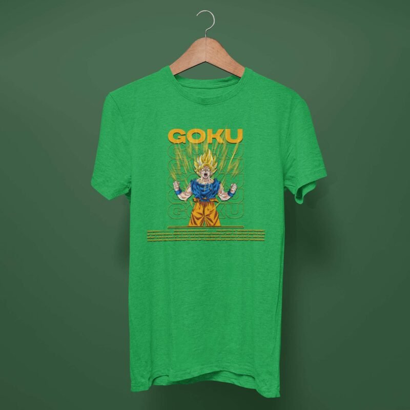 Super Goku Dragon Ball z irish green T-Shirt