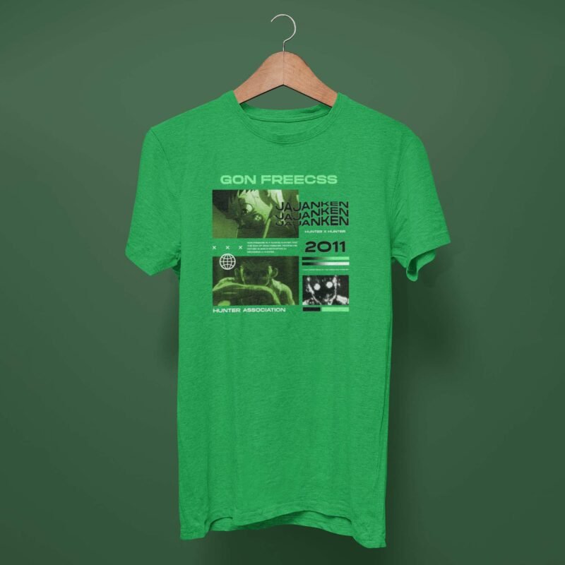 Gon Freecss Hunter X Hunter irish green T-Shirt